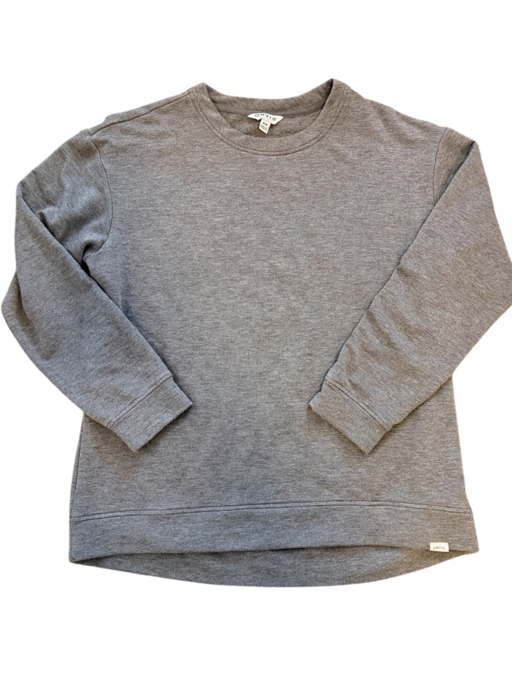 Lightweight and Soft Gray Crewneck Sweater